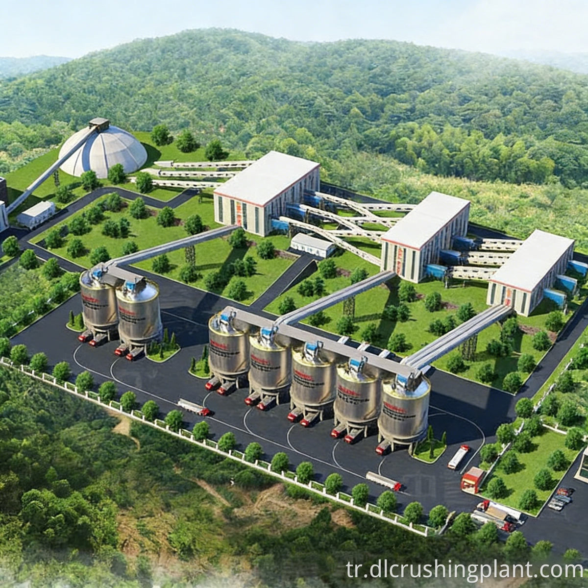 Enerji Tasarruflu Kırma Hattı Energy-Saving Crushing Stone Line